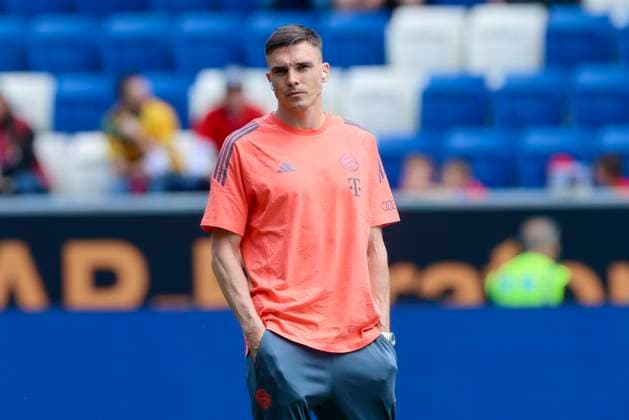 Joao Palhinha FC Bayern Muenchen looks on, Bundesliga, TSG 1899 Hoffenheim v FC Bayern München, PreZero Arena on May 17, 2025 in Sinsheim, Germany Photo by Marco Steinbrenner DeFodi Images Joao Palhinha FC Bayern Muenchen looks on, Bundesliga, TSG 1899 Hoffenheim v FC Bayern München, PreZero Arena, May 17, 2025 in Sinsheim, Germany Photo by Marco Steinbrenner DeFodi Images DFL regulations prohibit any use of photographs as image sequences and or quasi video