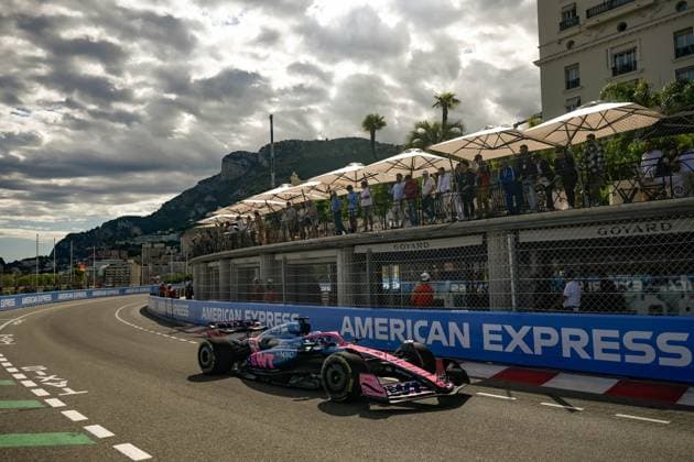 10 Pierre Gasly Of The Team Bwt Alpine F1 Team, Alpine Renault A525,They Face Practice Session ,During Fia Formula One World Championship, WM, Weltmeisterschaft F1 Monaco Grand Prix 2025, 23 May In Monte Carlo , Monaco  Copyright: xLucaxBarsali IPAxSportx xipa-agency.netx xx IPA_58164901 IPA_Agency_IPA58164901