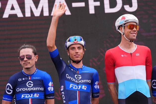 Germani Lorenzo of Groupama-Fdj during the stage 14 of the Giro d™Italia from Treviso to Nova Gorica Gorizia, Italy - Saturday, May 24, 2025. - cycling.  Copyright: xFabioxFerrari LaPressex