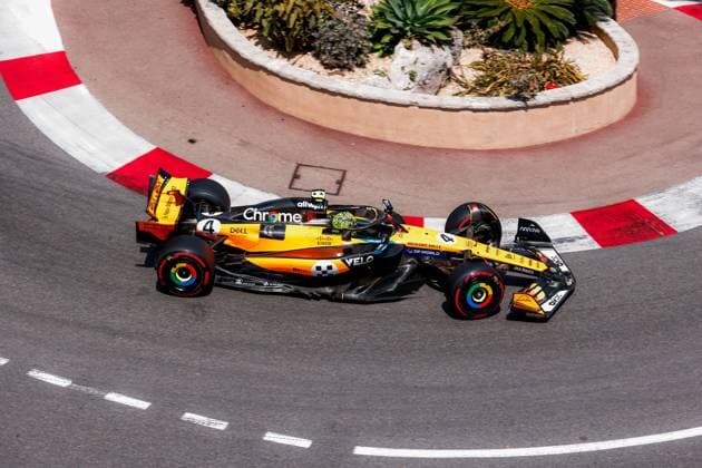 Formula 1 TAG Heuer Grand Prix de Monaco 2025 Alexis Perrin OVERTAKE MAXPPP - 24 05 2025 04 NORRIS Lando (gbr), McLaren F1 Team, action during the Formula 1 TAG Heuer Grand Prix de Monaco 2025, the 8th round of the 2025 FIA Formula 1 World Championship, WM, Weltmeisterschaft on the Circuit de Monaco from May 22 to 25, 2025, in Monte Carlo, Monaco  Copyright: xOVERTAKE MAXPPPxAlexisxPerrinx OVT202505242253 OVT202505242253