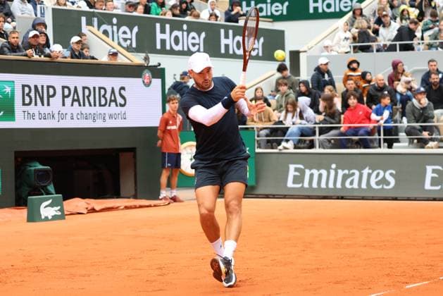 ROLAND GARROS 2025 Thierry Larret MAXPPP - PARIS (75) 24 05 2025 Thierry Larret Maxppp. Tennis. Roland Garros 2025. Internationaux de France de tennis. Stade Roland Garros, Paris (75). Le 24 mai 2025. Journee Yannick Noah. Carlos ALCARAZ vs Dusan LAJOVIC Tennis. Roland Garros 2025. French Open tennis tournament. Roland Garros Stadium, Paris (75) PARIS (75) STADE ROLAND GARROS PARIS ILE DE FRANCE FRANCE  Copyright: xMAXPPPxThierryxLarretx TLR202505242265 TLR202505242265