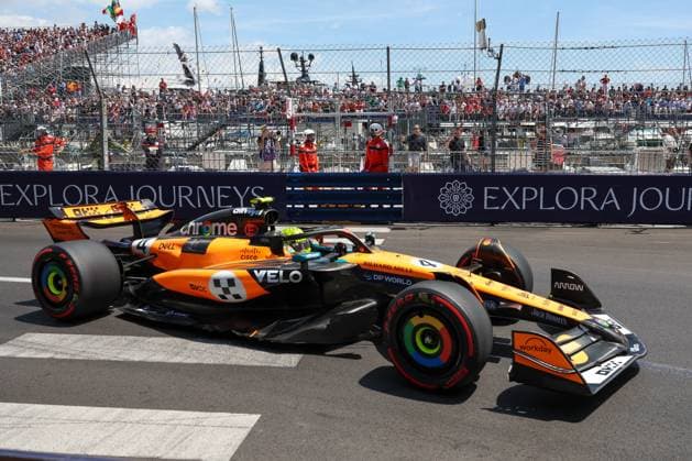 Lando Norris McLaren Formula 1 Team , 3 Free Practice, Monaco Grand Prix, Motorsport, Men, Formula 1, 24 05 2025 Monte Carlo Monaco MCO Copyright: xkolbert-press ChristianxKolbertx