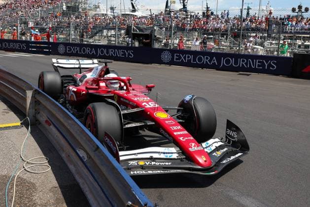 Charles Leclerc Scuderia Ferrari HP , 3 Free Practice, Monaco Grand Prix, Motorsport, Men, Formula 1, 24 05 2025 Monte Carlo Monaco MCO Copyright: xkolbert-press ChristianxKolbertx