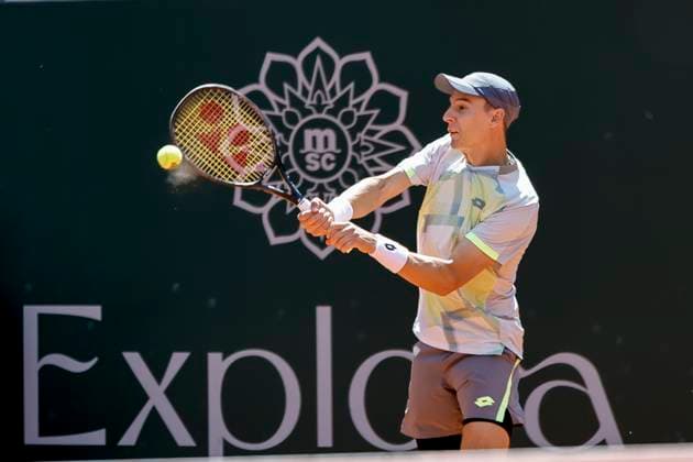 Joran Vliegen BEL , Switzerland, Tennis, Gonet Geneva Open ATP 250 , Final Doubles,2025, Ariel Behar URU Joran Vliegen BEL vs Sadio Doumbia FRA Fabien Reboul FRA , 24 05 2025, Parc des Eaux Vives, Geneva, Switzerland Geneva Parc des Eaux Vives Geneva Switzerland Copyright: xGrantxHubbsx