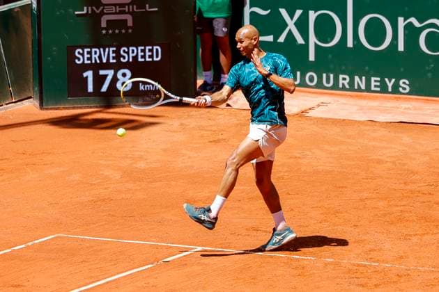 Sadio Doumbia FRA , Switzerland, Tennis, Gonet Geneva Open ATP 250 , Final Doubles,2025, Ariel Behar URU Joran Vliegen BEL vs Sadio Doumbia FRA Fabien Reboul FRA , 24 05 2025, Parc des Eaux Vives, Geneva, Switzerland Geneva Parc des Eaux Vives Geneva Switzerland Copyright: xGrantxHubbsx