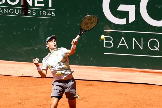Joran Vliegen BEL , Switzerland, Tennis, Gonet Geneva Open ATP 250 , Final Doubles,2025, Ariel Behar URU Joran Vliegen BEL vs Sadio Doumbia FRA Fabien Reboul FRA , 24 05 2025, Parc des Eaux Vives, Geneva, Switzerland Geneva Parc des Eaux Vives Geneva Switzerland Copyright: xGrantxHubbsx