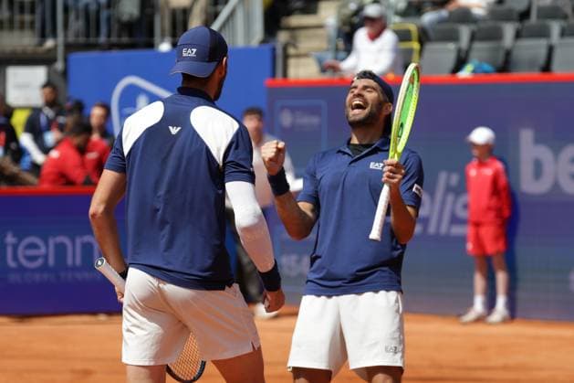 Tennis, ATP tournament in Hamburg, doubles final