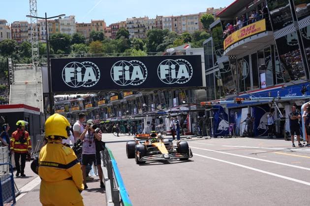 23 05 2025, Circuit de Monaco, Monte Carlo, Formula 1 Grand Prix Monaco 2025 ,in the picture Lando Norris GBR , McLaren F1 Team Photo by Hasan Bratic DeFodi Images