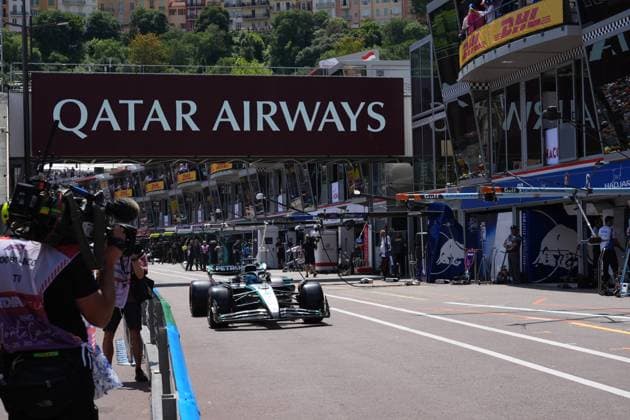 23 05 2025, Circuit de Monaco, Monte Carlo, Formula 1 Grand Prix Monaco 2025 ,in the picture George Russell GBR , Mercedes AMG Petronas Formula One Team Photo by Hasan Bratic DeFodi Images