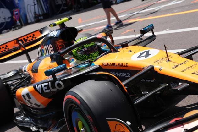 23 05 2025, Circuit de Monaco, Monte Carlo, Formula 1 Grand Prix Monaco 2025 ,in the picture Lando Norris GBR , McLaren F1 Team Photo by Hasan Bratic DeFodi Images