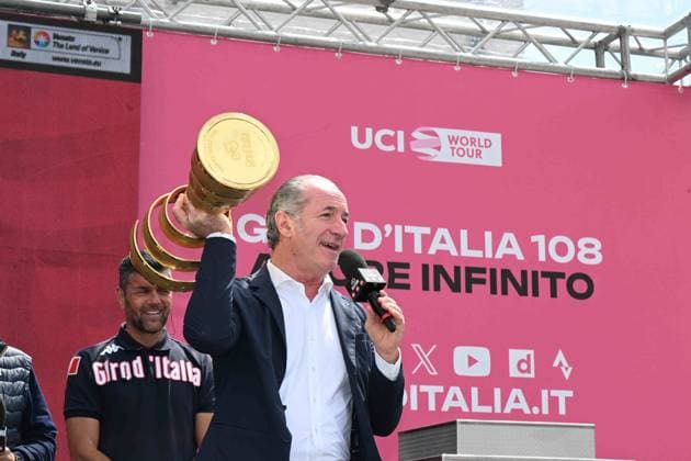 24-05-2025 Giro D italia; Tappa 14 Treviso - Gorizia; Zaia, Luca; Treviso; 