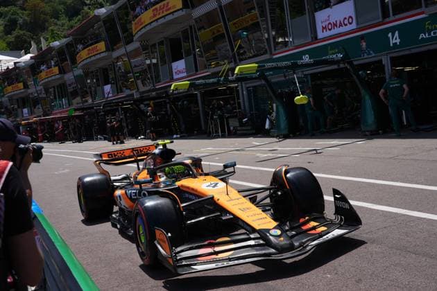 23 05 2025, Circuit de Monaco, Monte Carlo, Formula 1 Grand Prix Monaco 2025 ,in the picture Lando Norris GBR , McLaren F1 Team Photo by Hasan Bratic DeFodi Images