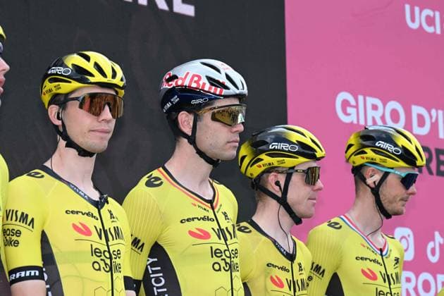 24-05-2025 Giro D italia; Tappa 14 Treviso - Gorizia; 2025, Visma - Lease A Bike; Van Aert, Wout; Treviso; 