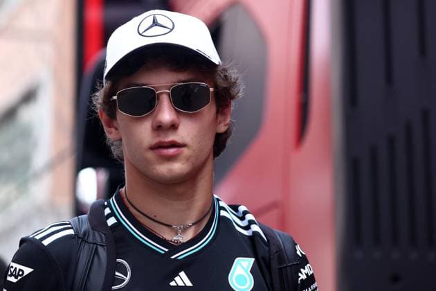 F1 Gran Prix of Monaco Andrea Kimi Antonelli of Mercedes-AMG F1 Team looks on in the Paddock during final practice for the F1 Grand Prix of Monaco at Circuit de Monaco on May 24, 2025 in Monte-Carlo, Monaco. Monaco Monte-Carlo Monaco Copyright: xMarcoxCanonierox