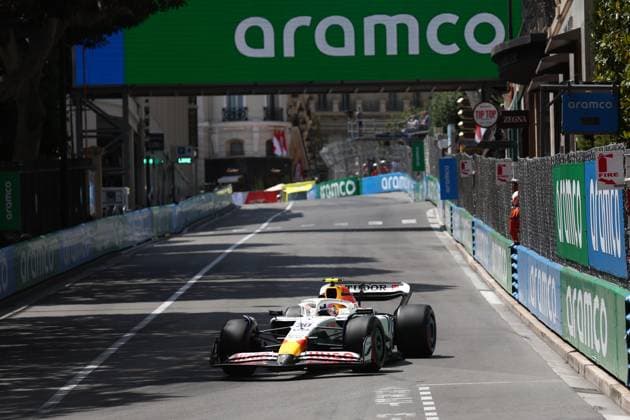 F1 Gran Prix of Monaco Liam Lawson of Racing Bulls Formula One Team on track during final practice for the F1 Grand Prix of Monaco at Circuit de Monaco on May 24, 2025 in Monte-Carlo, Monaco. Monaco Monte-Carlo Monaco Copyright: xMarcoxCanonierox