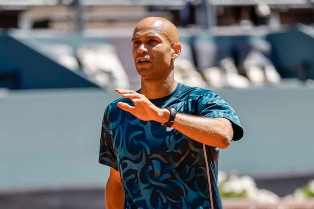 Sadio Doumbia FRA , Switzerland, Tennis, Gonet Geneva Open ATP 250 , Final Doubles,2025, Ariel Behar URU Joran Vliegen BEL vs Sadio Doumbia FRA Fabien Reboul FRA , 24 05 2025, Parc des Eaux Vives, Geneva, Switzerland Geneva Parc des Eaux Vives Geneva Switzerland Copyright: xGrantxHubbsx