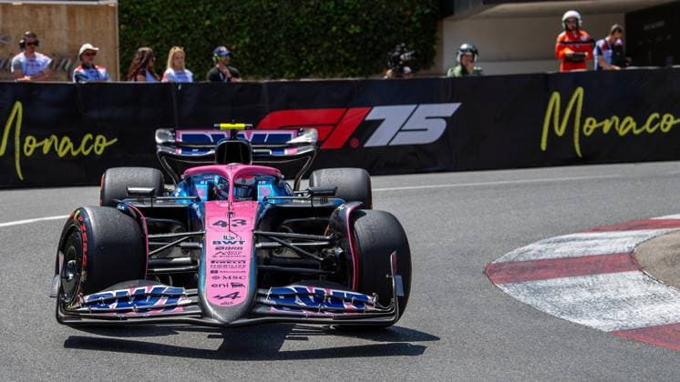 NÂ°43 Franco Colapinto (ARG) BWT Alpine Formula One Team during TAG Heuer Grand Prix de Monaco 2025 - Pranctice 3 and Qualifying, Formula 1 Championship in Monaco, Principality of Monaco, May 24 2025  Copyright: xOttoxMoretti IPAxSportx xipa-agency.netx xx IPA_58173532 IPA_Agency_IPA58173532