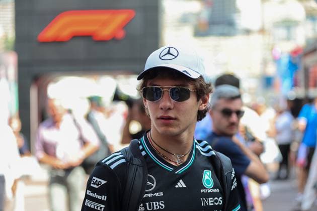 Andrea Kimi Antonelli (ITA) - Mercedes-AMG PETRONAS F1 Team - Mercedes W16 - Mercedes E Performance in the Paddock during Formula 1 Tag Heurer Grand Prix de Monaco 2025 at Monte Carlo (MC), may 23-25 2025  Copyright: xAlessioxDexMarco IPAxSportx xipa-agency.netx xx IPA_58174231 IPA_Agency_IPA58174231