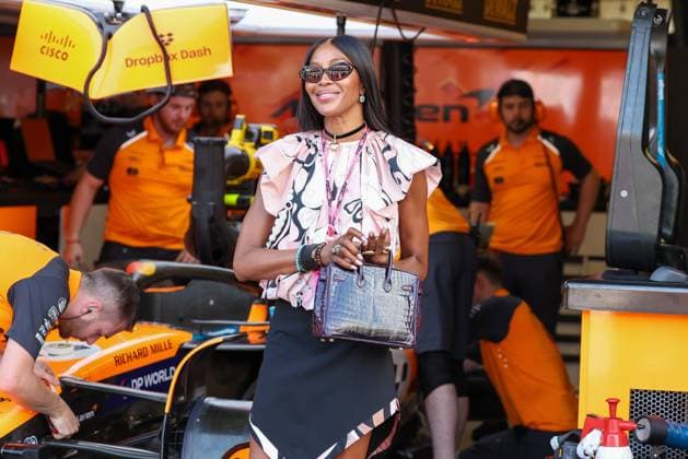 Supermodel, Naomi Campbell, Qualifying, Monaco Grand Prix, Motorsport, Men, Formula 1, 24 05 2025 Monte Carlo Monaco MCO Copyright: xkolbert-press ChristianxKolbertx