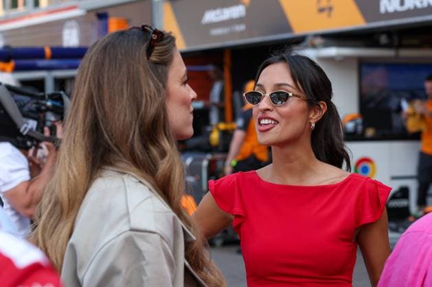 Girlfriend Alexandra Saint Mleux of Charles Leclerc Scuderia Ferrari HP , Qualifying, Monaco Grand Prix, Motorsport, Men, Formula 1, 24 05 2025 Monte Carlo Monaco MCO Copyright: xkolbert-press ChristianxKolbertx
