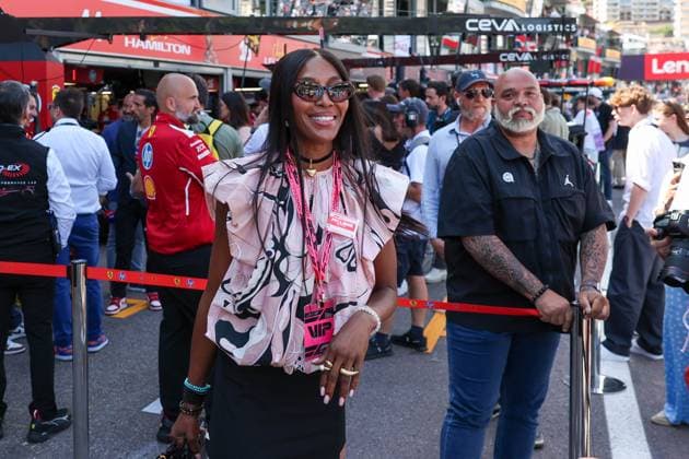 Supermodel, Naomi Campbell, Qualifying, Monaco Grand Prix, Motorsport, Men, Formula 1, 24 05 2025 Monte Carlo Monaco MCO Copyright: xkolbert-press ChristianxKolbertx