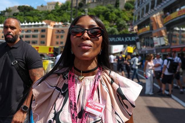 Supermodel, Naomi Campbell, Qualifying, Monaco Grand Prix, Motorsport, Men, Formula 1, 24 05 2025 Monte Carlo Monaco MCO Copyright: xkolbert-press ChristianxKolbertx