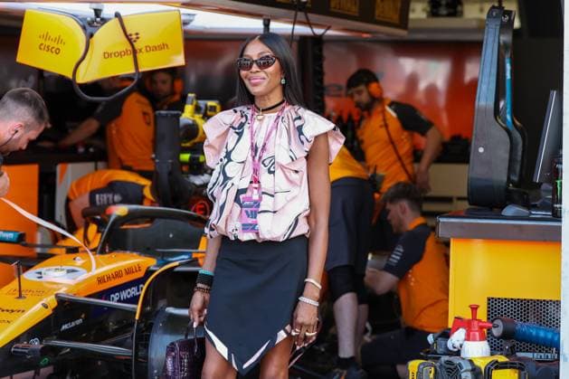 Supermodel, Naomi Campbell, Qualifying, Monaco Grand Prix, Motorsport, Men, Formula 1, 24 05 2025 Monte Carlo Monaco MCO Copyright: xkolbert-press ChristianxKolbertx