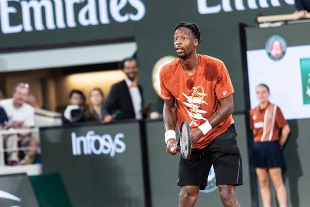 2025 French Open - Yannick Noah Day Gael Monfils training at Yannick Noah Day during the 2025 French Open at Roland Garros on May 24, 2025 in Paris, France. Photo by Nasser Berzane ABACAPRESS.COM Paris France  Copyright: xBerzanexNasser ABACAx