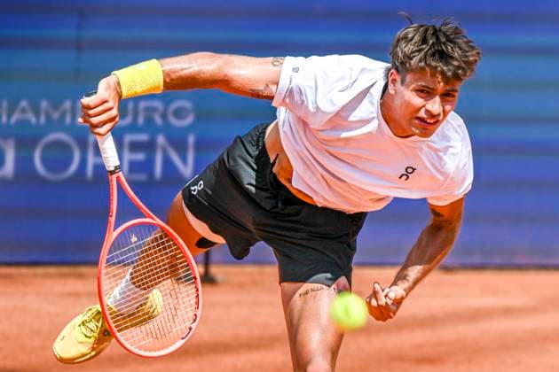 Cobolli Flavio ITA 25 05 2025 Tennis Hamburg Open ATP 500, Tennis Stadium am Rothenbaum, Hamburg, Copyright: xpepphotox xHorstxMauelshagenx pep00321, pep_20250524_hm_46562