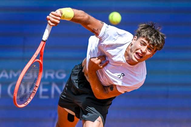 Tennis, ATP tournament in Hamburg, Final, Rubljow - Cobolli