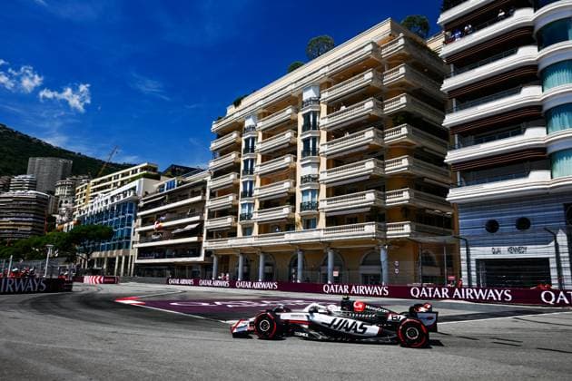 F1 Grand Prix of Monaco - Qualifying Oliver Bearman of the Moneygram Haas F1 Team drives the Haas Ferrari VF-25 during a practice session at the FIA Formula One World Championship, WM, Weltmeisterschaft F1 Monaco Grand Prix in Monte Carlo, Monaco, on May 24, 2025. Monte Carlo Monaco  Copyright: xLucaxBarsalix originalFilename:barsali-notitle250524_np47l.jpg