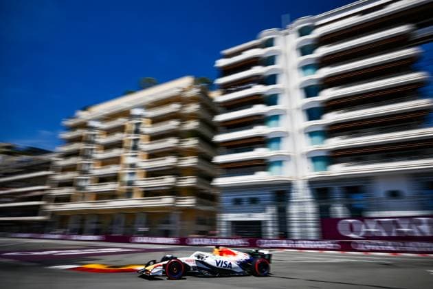 F1 Grand Prix of Monaco - Qualifying Isack Hadjar of the Team Visa Cash App Racing Bulls Formula One Team, Honda RBPT, participates in a practice session during the FIA Formula One World Championship, WM, Weltmeisterschaft F1 Monaco Grand Prix 2025 in Monte Carlo, Monaco, on May 24, 2025. Monte Carlo Monaco  Copyright: xLucaxBarsalix originalFilename:barsali-notitle250524_np9WF.jpg