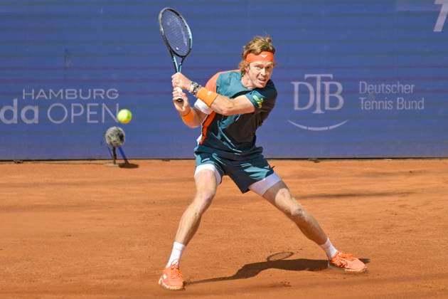 Andrey Rublev 25 05 2025 Tennis Hamburg Open ATP 500, Tennis Stadium am Rothenbaum, Hamburg, Copyright: xpepphotox xHorstxMauelshagenx pep00321, pep_20250524_hm_46968