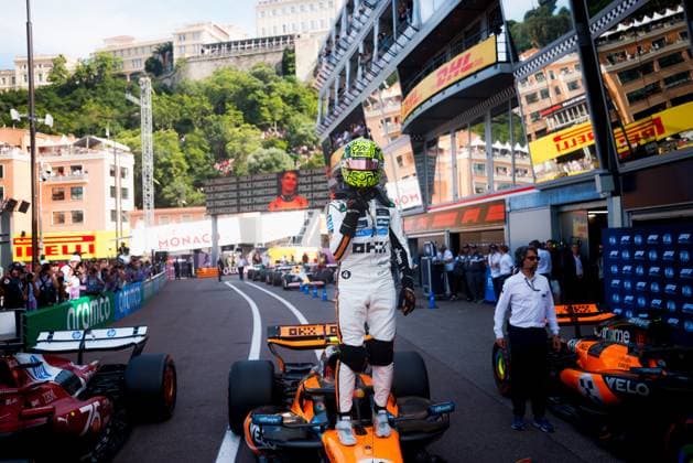 Formula 1 TAG Heuer Grand Prix de Monaco 2025 Alexis Perrin OVERTAKE MAXPPP - 24 05 2025 04 NORRIS Lando (gbr), McLaren F1 Team, action during the Formula 1 TAG Heuer Grand Prix de Monaco 2025, the 8th round of the 2025 FIA Formula 1 World Championship, WM, Weltmeisterschaft on the Circuit de Monaco from May 22 to 25, 2025, in Monte Carlo, Monaco  Copyright: xOVERTAKE MAXPPPxAlexisxPerrinx OVT202505243071 OVT202505243071