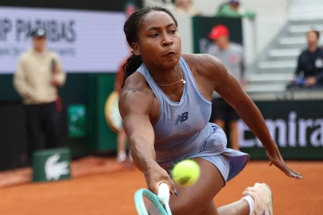May 24, 2025, Paris, Celestynow, France: COCO GAUFF of USA during practice session before French Open 2025 at Roland Garros in Paris. Paris France - ZUMAc278 20250524_zsp_c278_040 Copyright: xMarcinxCholewinskix