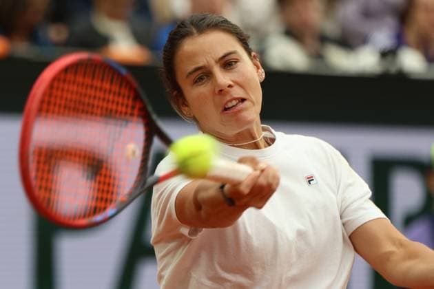 May 24, 2025, Paris, Celestynow, France: EMMA NAVARRO of USA during practice session before French Open 2025 at Roland Garros in Paris. Paris France - ZUMAc278 20250524_zsp_c278_044 Copyright: xMarcinxCholewinskix