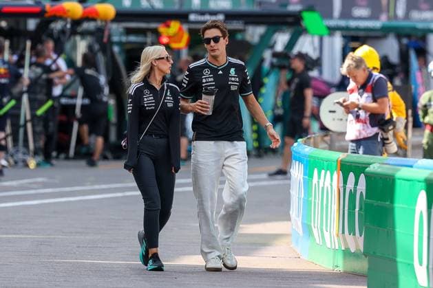 George Russell Mercedes AMG Petronas comes out of the pit lane, Qualifying, Monaco Grand Prix, Motorsport, Men, Formula 1, 24 05 2025 Monte Carlo Monaco MCO Copyright: xkolbert-press ChristianxKolbertx