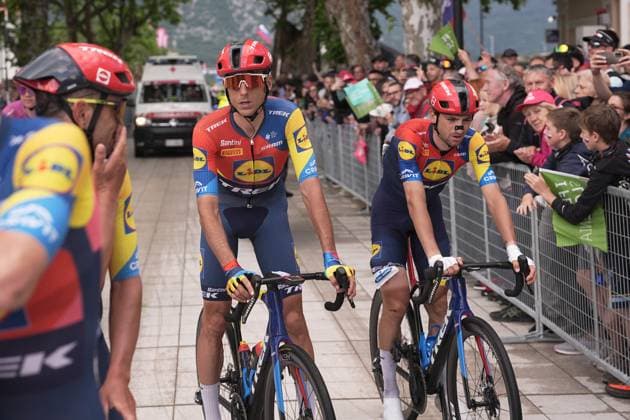 Ciccone Giulio of Lidl-Trek during the stage 14 of the Giro d™Italia from Treviso to Nova Gorica Gorizia, Slovenia - Saturday, May 24, 2025. - cycling.  Copyright: xMarcoxAlpozzi LaPressex