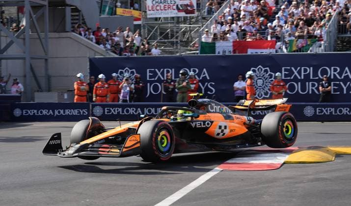 24 05 2025, Circuit de Monaco, Monte Carlo, Formula 1 Grand Prix Monaco 2025 ,in the picture Lando Norris GBR , McLaren F1 Team Photo by Hasan Bratic DeFodi Images