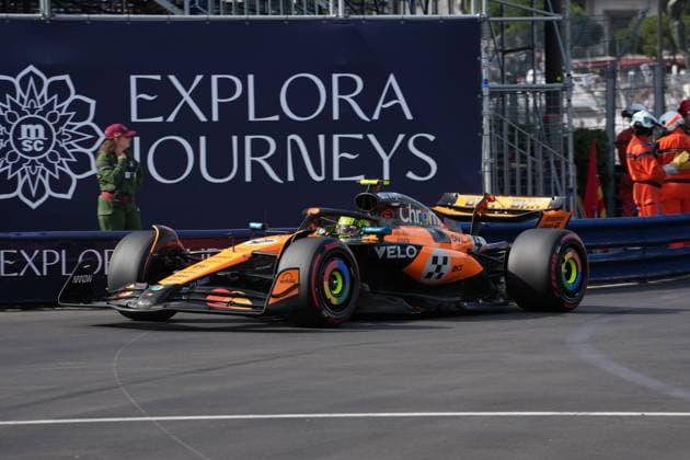 24 05 2025, Circuit de Monaco, Monte Carlo, Formula 1 Grand Prix Monaco 2025 ,in the picture Lando Norris GBR , McLaren F1 Team Photo by Hasan Bratic DeFodi Images