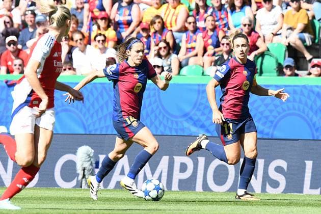 Aitana Bonmati (Barcelona) in action during Final - Arsenal Women FC vs FC Barcelona, Barca UEFA Champions League Women football match in Lisboa, Portugal, May 24 2025  Copyright: xPasqualexGolia IPAxSportx xipa-agency.netx xx IPA_58182653 IPA_Agency_IPA58182653