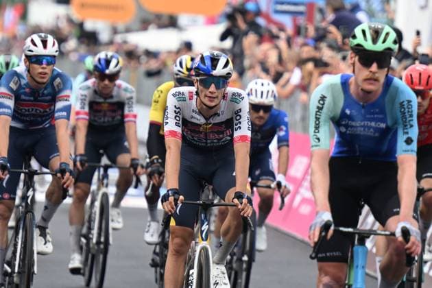 24-05-2025 Giro D italia; Tappa 14 Treviso - Gorizia; 2025, Red Bull - Bora Hansgrohe; Pellizzari, Giulio; Gorizia; 