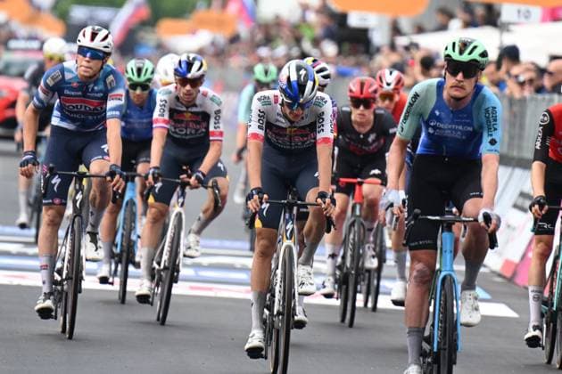 24-05-2025 Giro D italia; Tappa 14 Treviso - Gorizia; 2025, Red Bull - Bora Hansgrohe; Pellizzari, Giulio; Gorizia; 