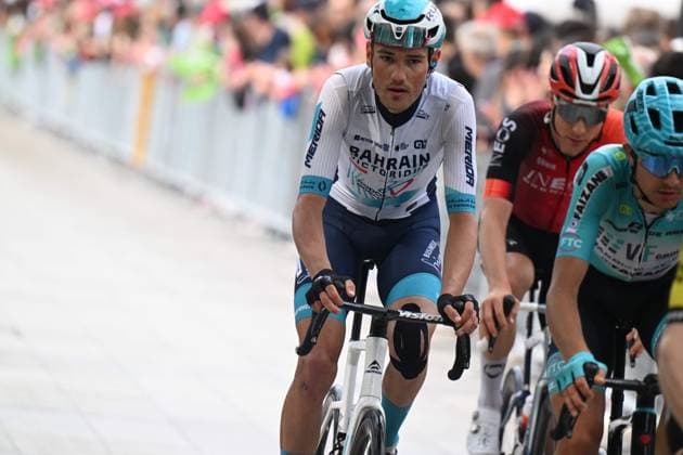24-05-2025 Giro D italia; Tappa 14 Treviso - Gorizia; 2025, Bahrain - Victorious; Miholjevic, Fran; Gorizia; 