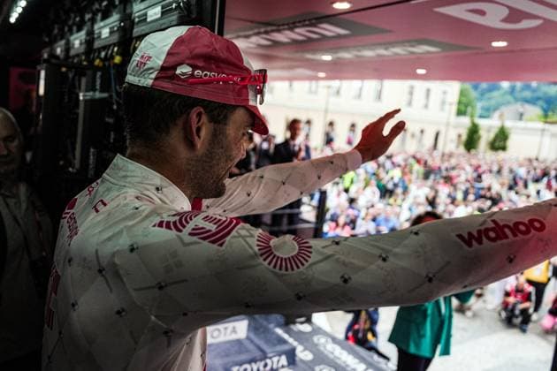Asgreen Kasper of Ef Education - Easypost, stage winner, the stage 14 of the Giro d™Italia from Treviso to Nova Gorica Gorizia, Slovenia - Saturday, May 24, 2025. - cycling.  Copyright: xGianxMattiaxD Alberto LaPressex