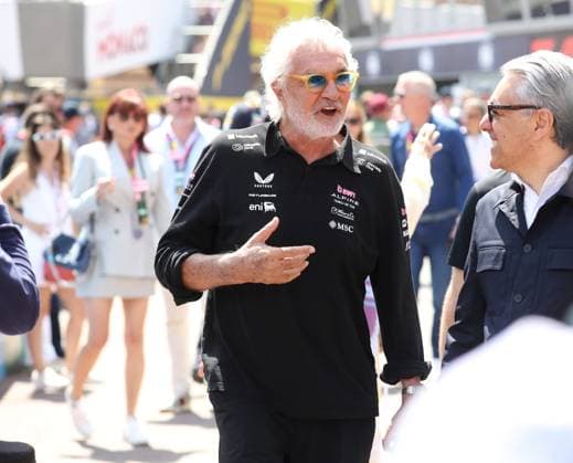 Ambiance qualifs PHOTOPQR NICE MATIN Dylan Meiffret ; Monaco ; 24 05 2025 ; Ambiance le jour des qualifications de Formule 1 du 82e Grand Prix de Monaco. ICI : Flavio Briatore, directeur de l ecurie Alpine - F1 Grand Prix Of Monaco Monaco France  Copyright: xPHOTOPQR NICExMATIN MAXPPPxDylanxMeiffretx 20250524NIM3673 monaco 20250524NIM3673