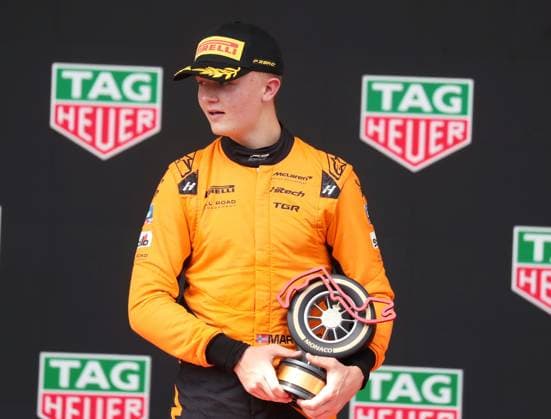 Podium course sprint F3 PHOTOPQR NICE MATIN Dylan Meiffret ; Monaco ; 24 05 2025 ; Podium de la course sprint des Formules 3 lors du 82e grand prix de Monaco. ICI : le vainqueur Martinius Stenshorne (Hitech) remporte la course - F1 Grand Prix Of Monaco Monaco France  Copyright: xPHOTOPQR NICExMATIN MAXPPPxDylanxMeiffretx 20250524NIM3717 monaco 20250524NIM3717