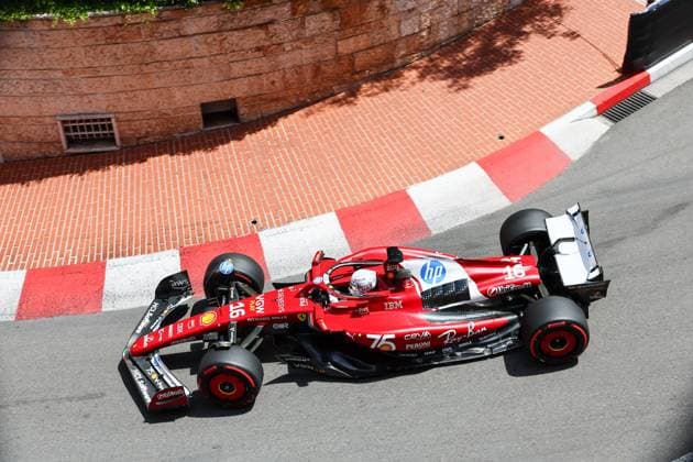 Charles Leclerc (MON) - Scuderia Ferrari - Ferrari SF-25 - Ferrari during Formula 1 Tag Heurer Grand Prix de Monaco 2025 at Monte Carlo (MC), may 23-25 2025 Formula 1 Tag Heurer Grand Prix de Monaco 2025