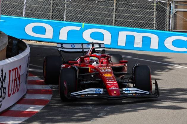 Charles Leclerc (MON) - Scuderia Ferrari - Ferrari SF-25 - Ferrari during Formula 1 Tag Heurer Grand Prix de Monaco 2025 at Monte Carlo (MC), may 23-25 2025 Formula 1 Tag Heurer Grand Prix de Monaco 2025