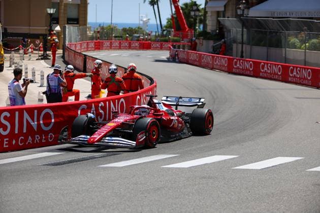 Charles Leclerc (MON) - Scuderia Ferrari - Ferrari SF-25 - Ferrari during Formula 1 Tag Heurer Grand Prix de Monaco 2025 at Monte Carlo (MC), may 23-25 2025 Formula 1 Tag Heurer Grand Prix de Monaco 2025